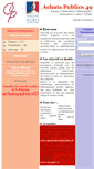 Mobile Screenshot of achatspublics49.org